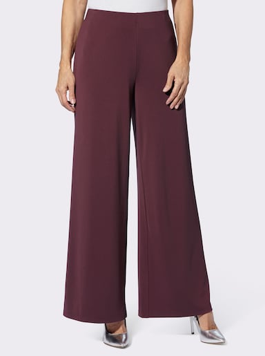 Jerseyhose in Koffer-Qualität - burgund