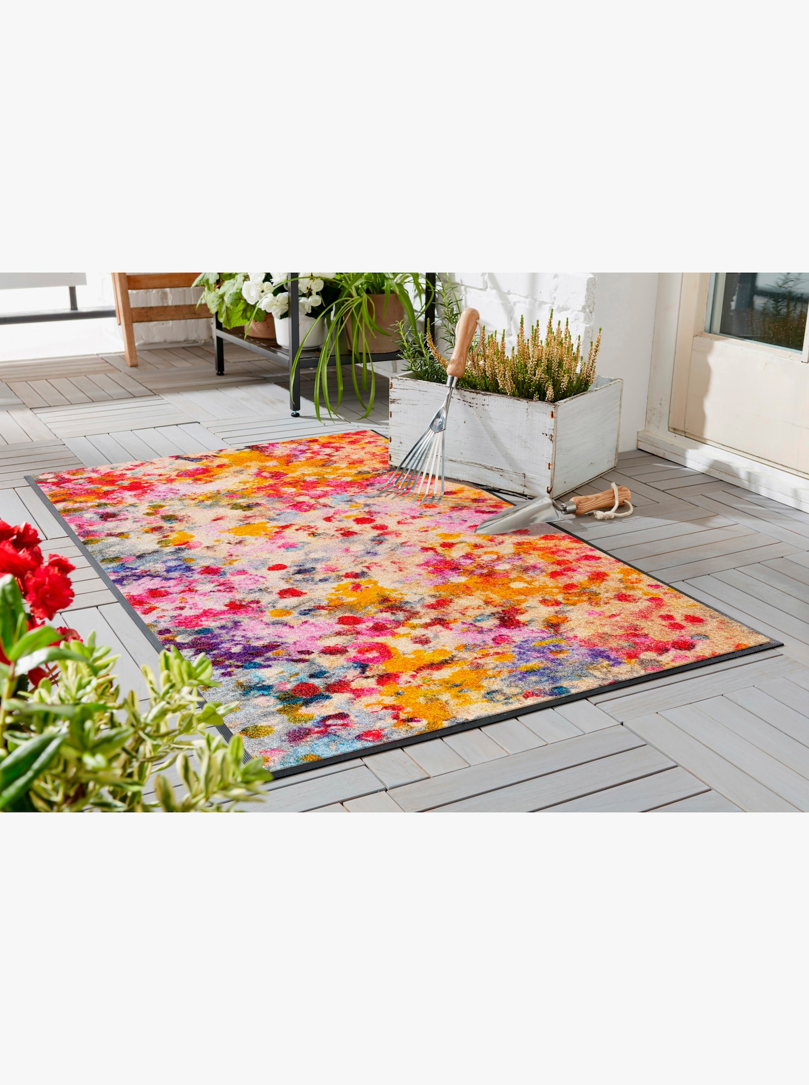 wash+dry by Kleen-Tex Fußmatte - pink-gemustert