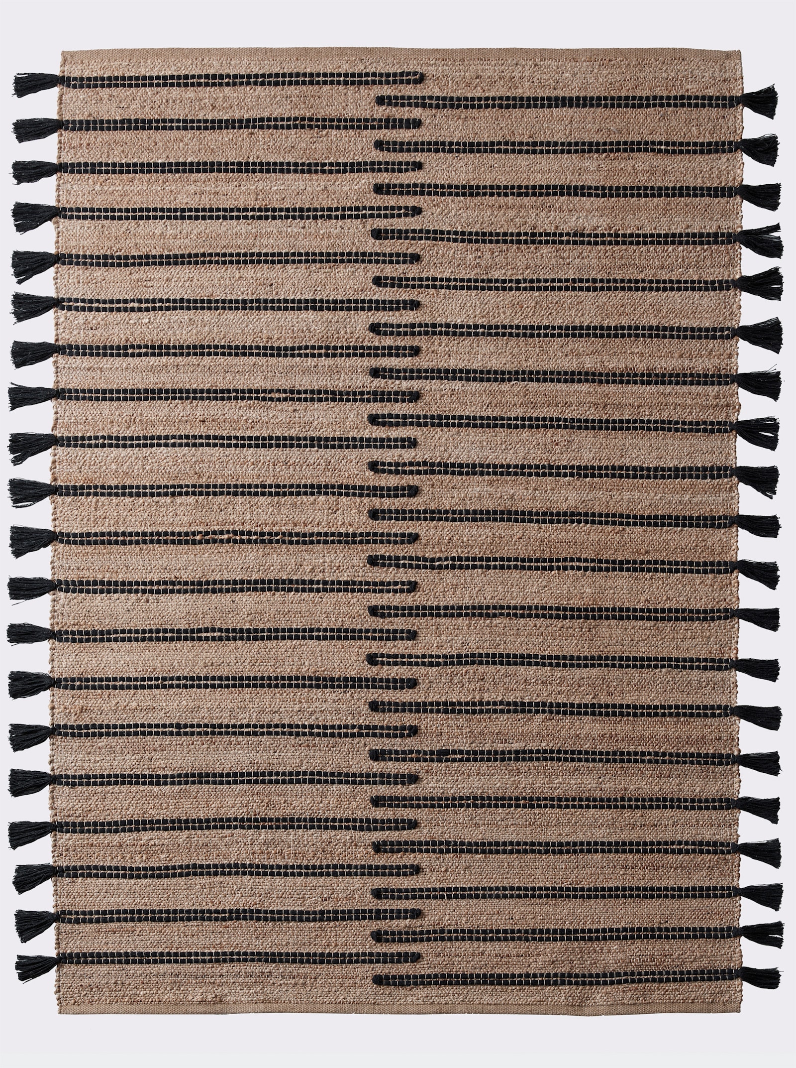 heine home Teppich - natur-schwarz