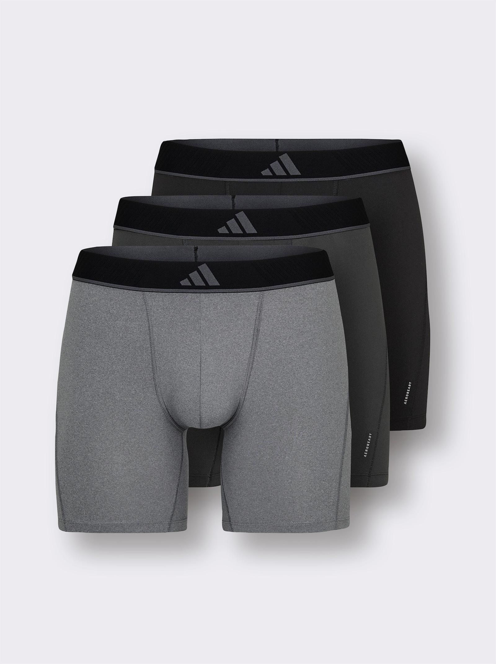 Adidas Longpants - schwarz + grau + anthrazit