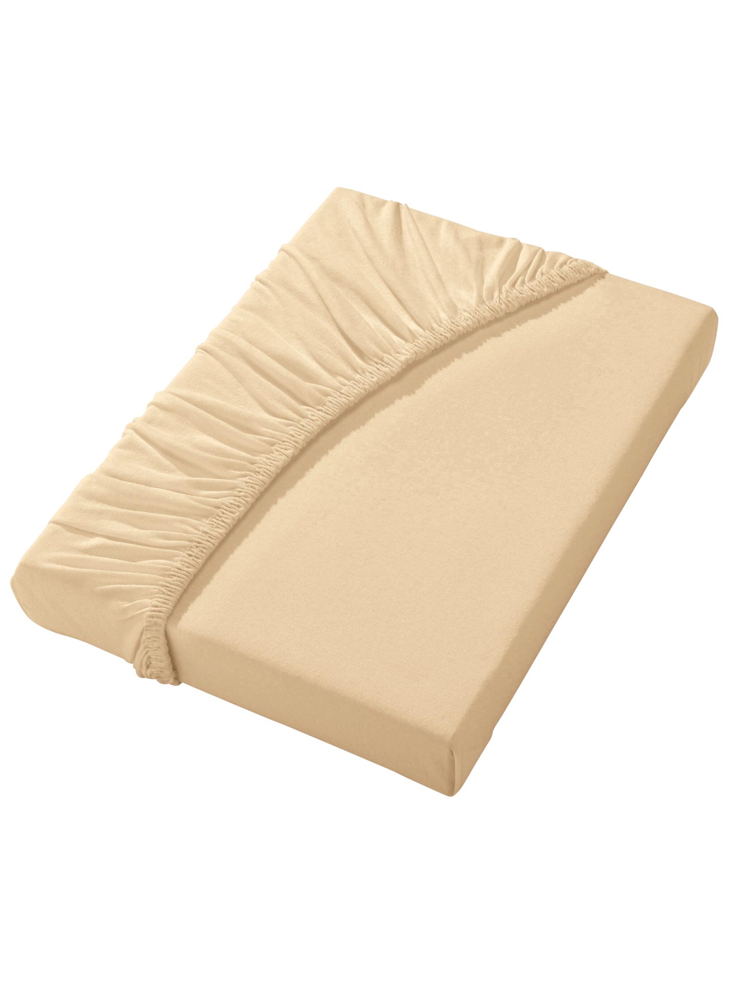 Spannbetttuch - vanillegelb