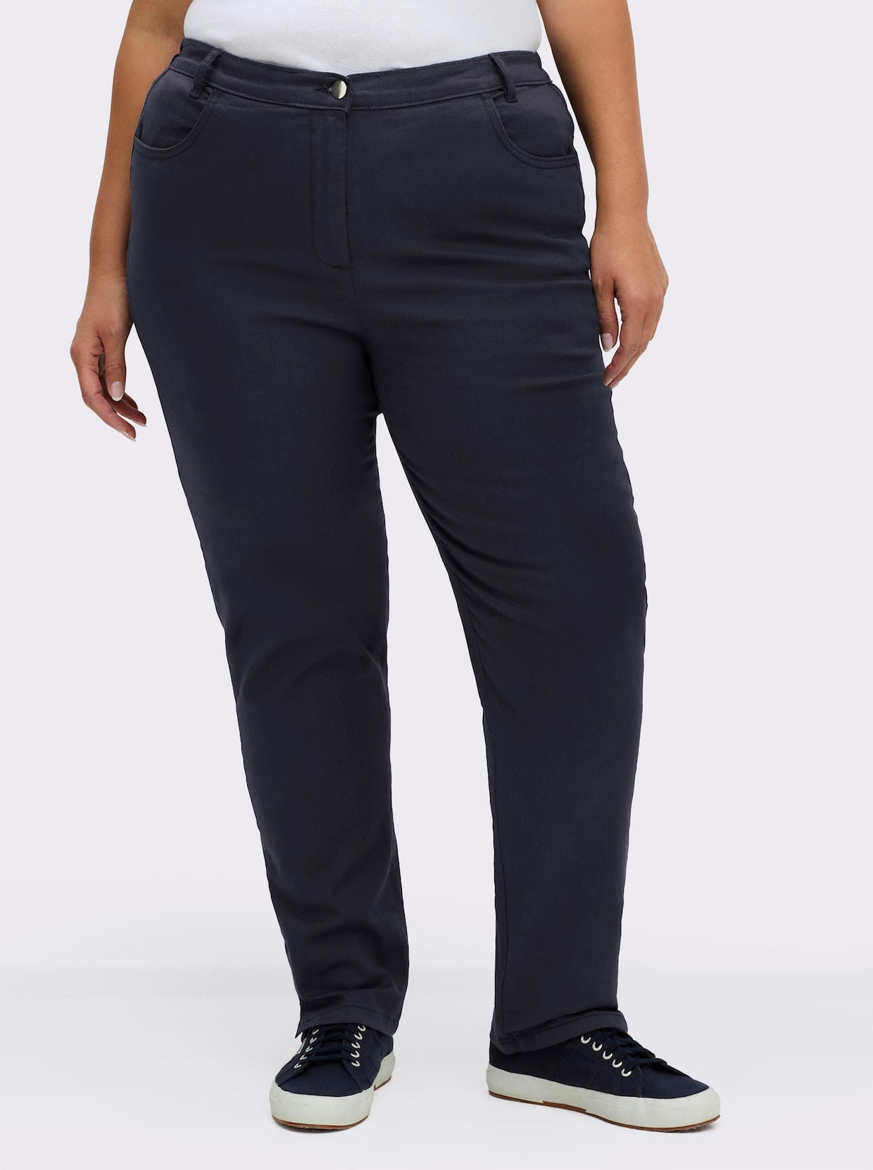 Jeans mit Stretch-Anteil - marine