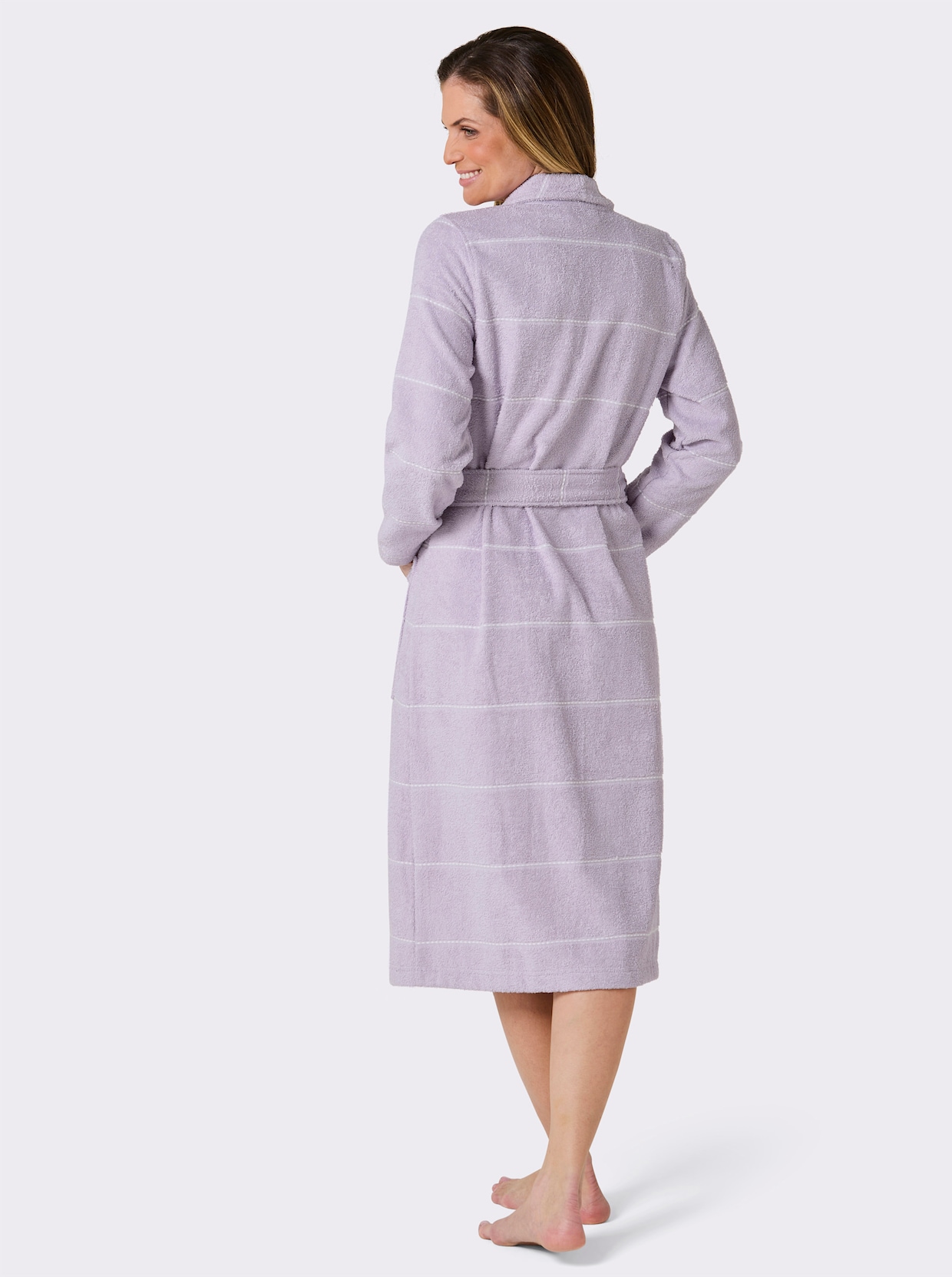 feel good Bademantel - lavendel