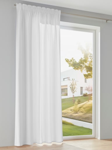 heine home Dekoschal in Microfaser-Qualität - weiß