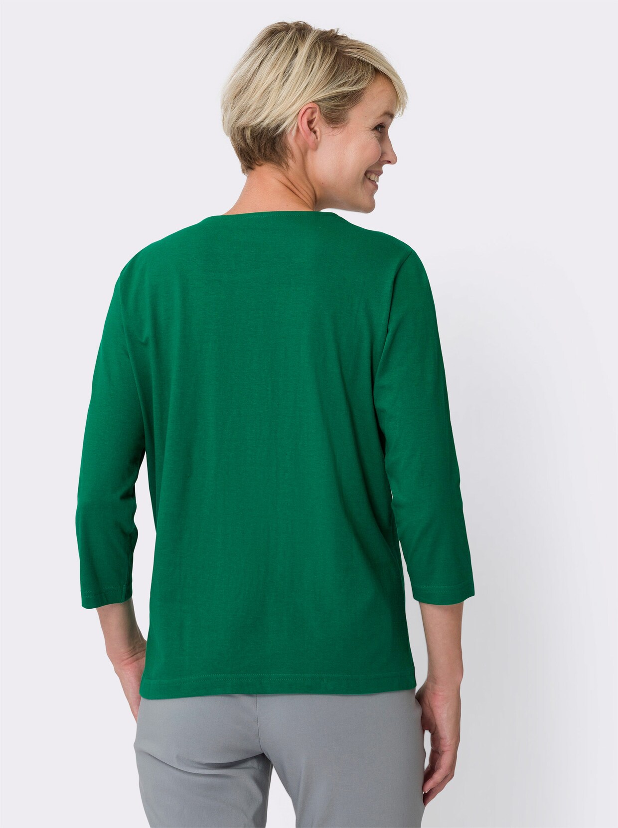 2-in-1-Shirt - grün-marine