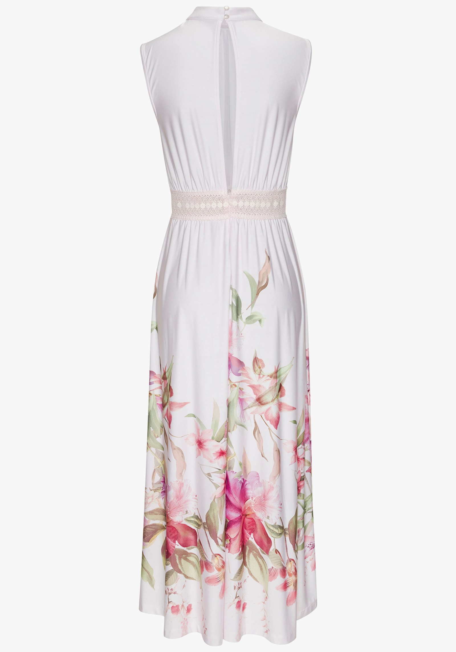 LASCANA Maxikleid - rosé bedruckt