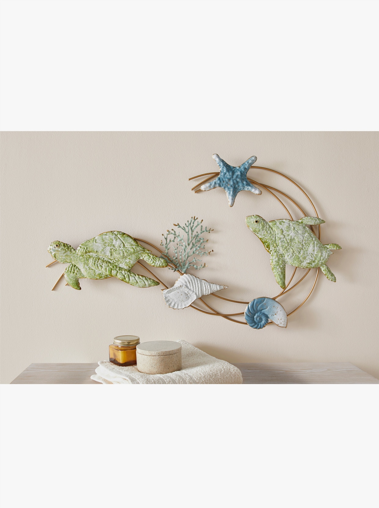 heine home Wanddecoratie - groen/blauw