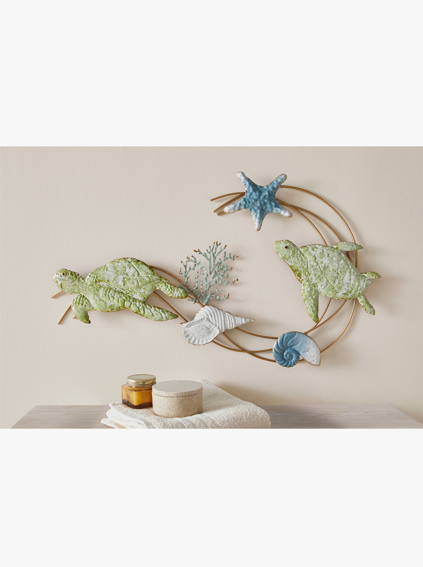 heine home Wanddeko - grün-blau