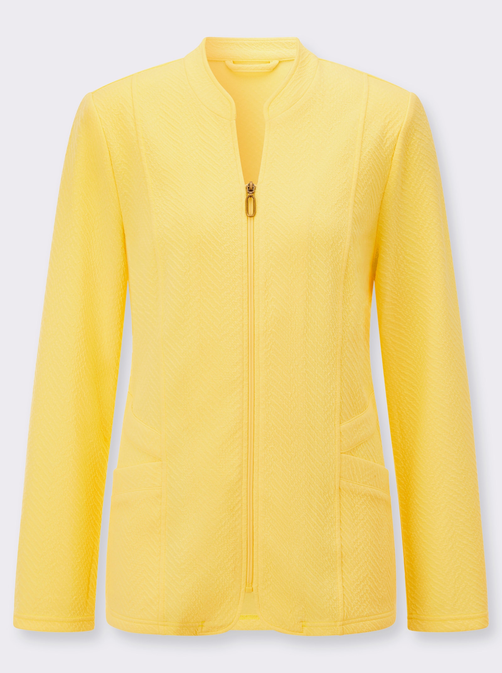 Jerseyblazer in Stretch-Qualität - zitrone