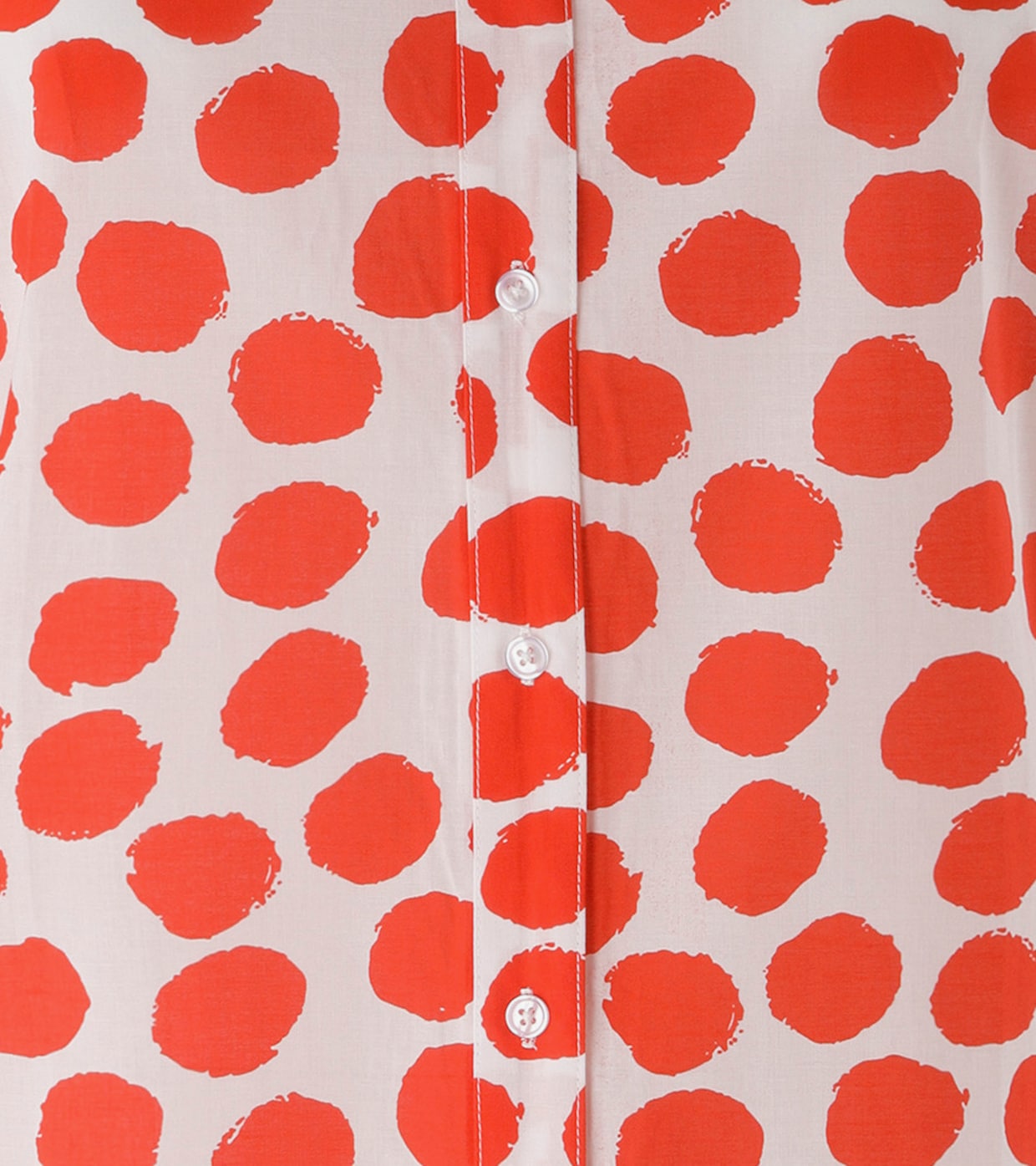 Aniston PLUS Longbluse - weiß-rot