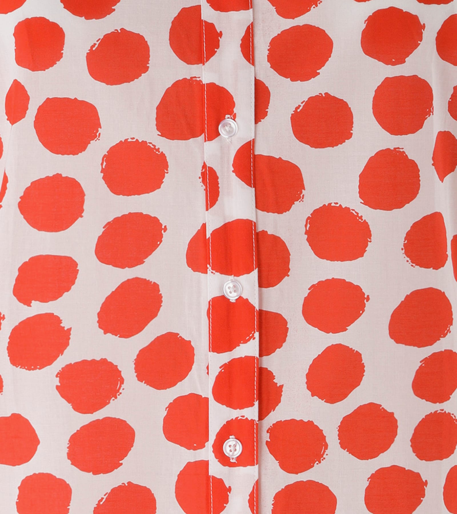 Aniston PLUS Longbluse - weiß-rot