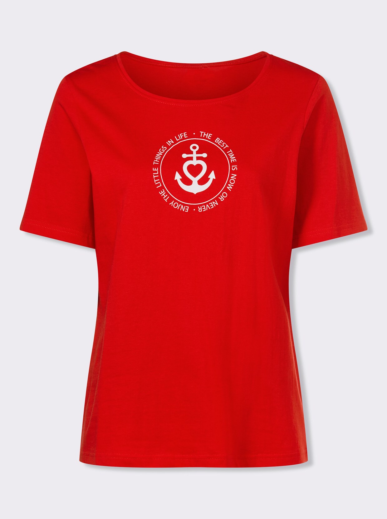 Kurzarmshirt - rot