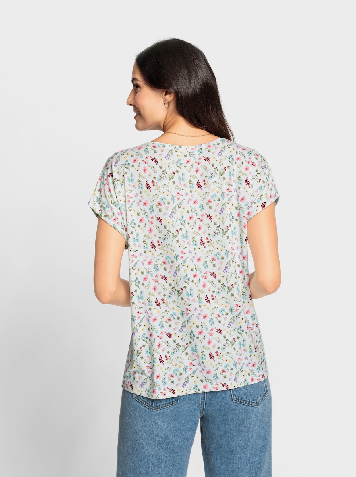 Shirt met print - ecru geprint