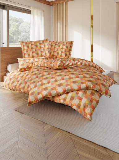 wäschepur Bettwäsche - vanille-terra-bedruckt