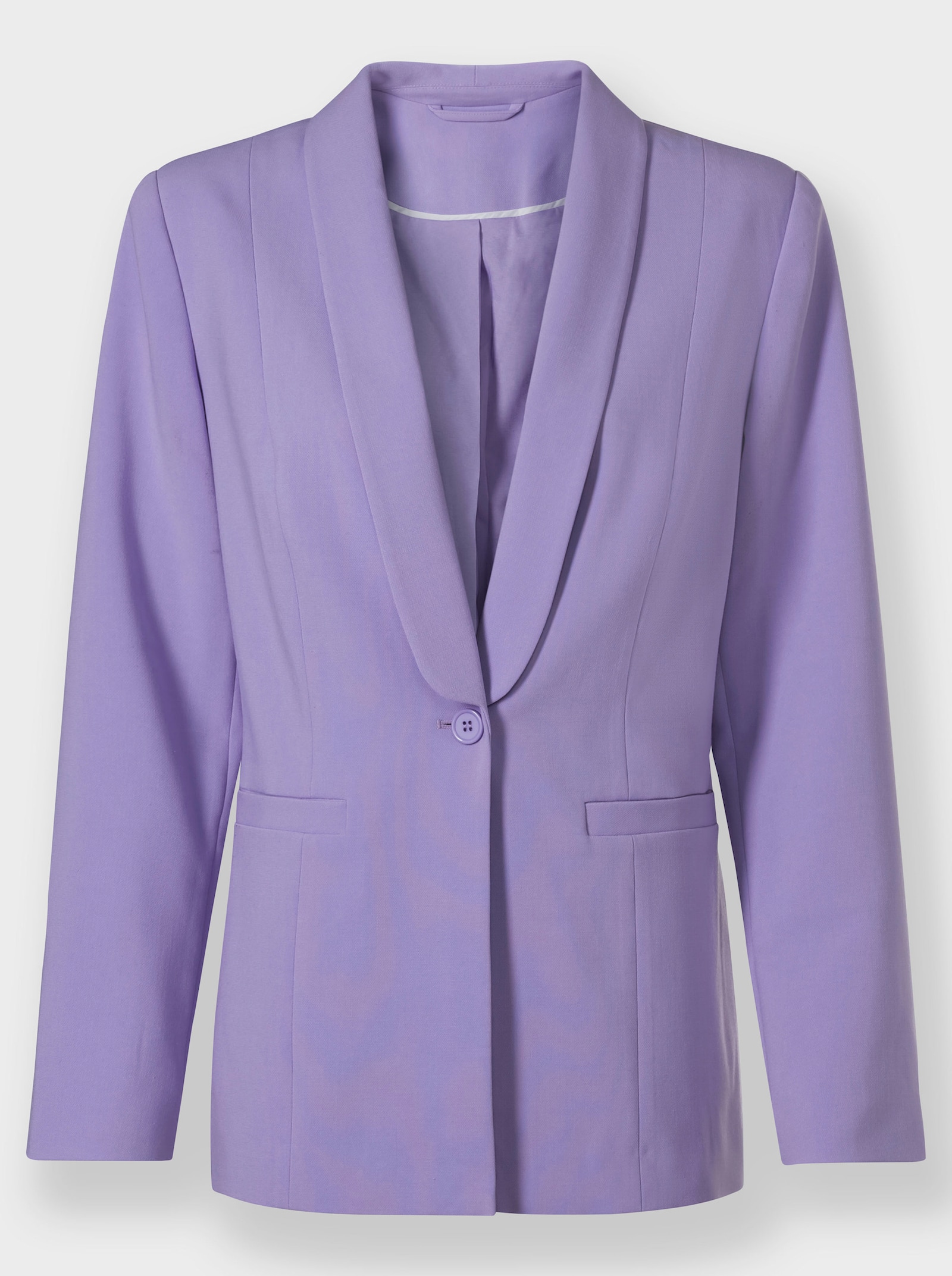 heine Blazer mit Schalkragen - lavendel