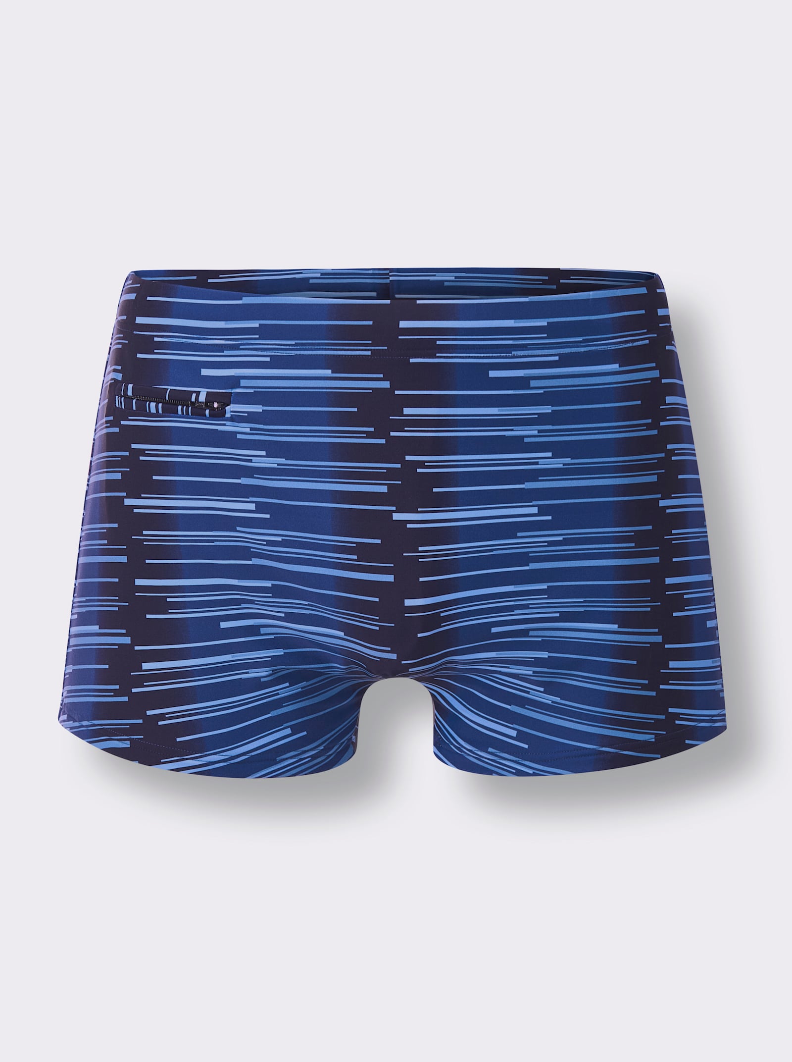 feel good Badehose - royalblau-himmelblau-bedruckt