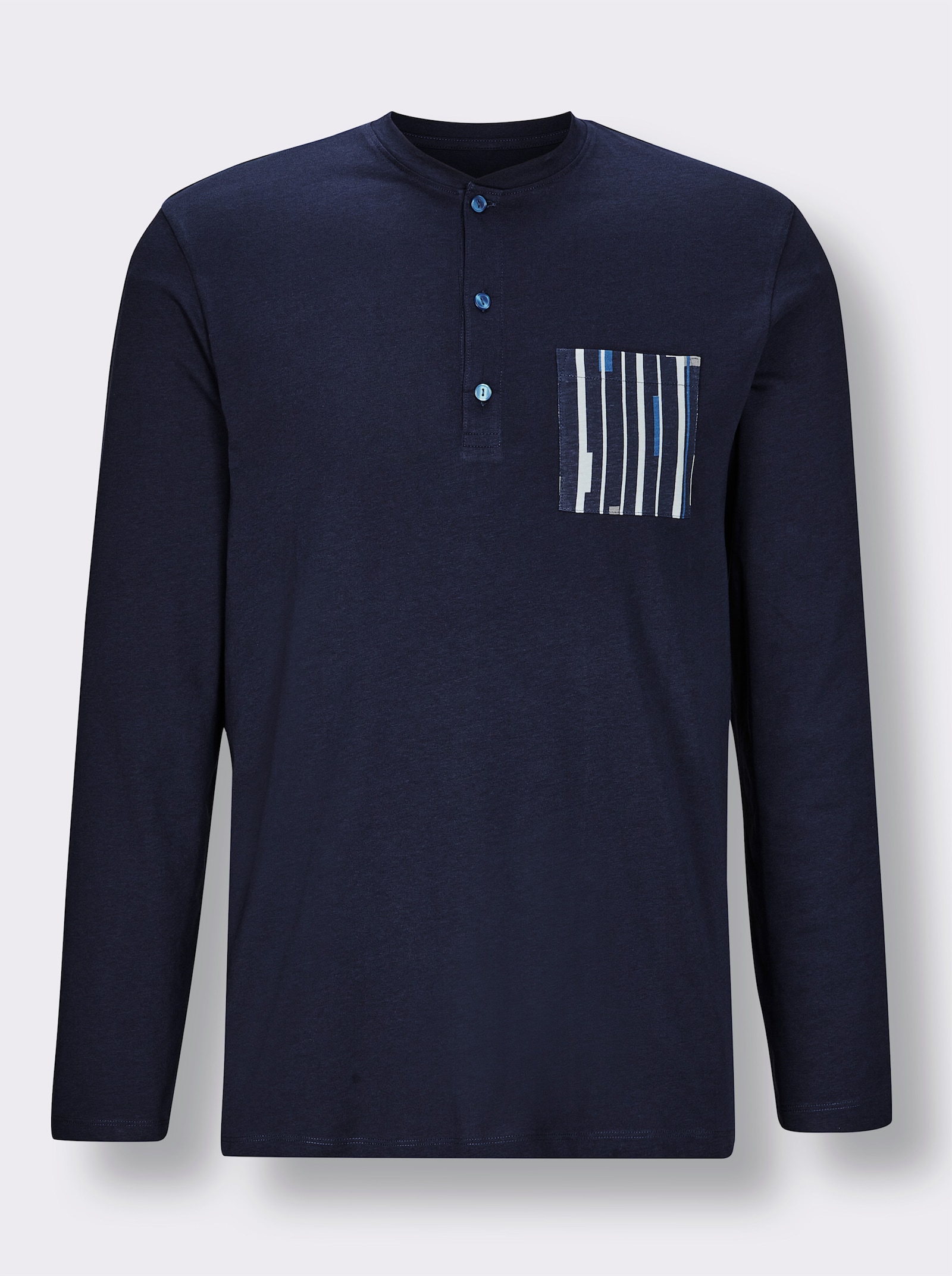 wäschepur men Pyjama's - marine + grijs