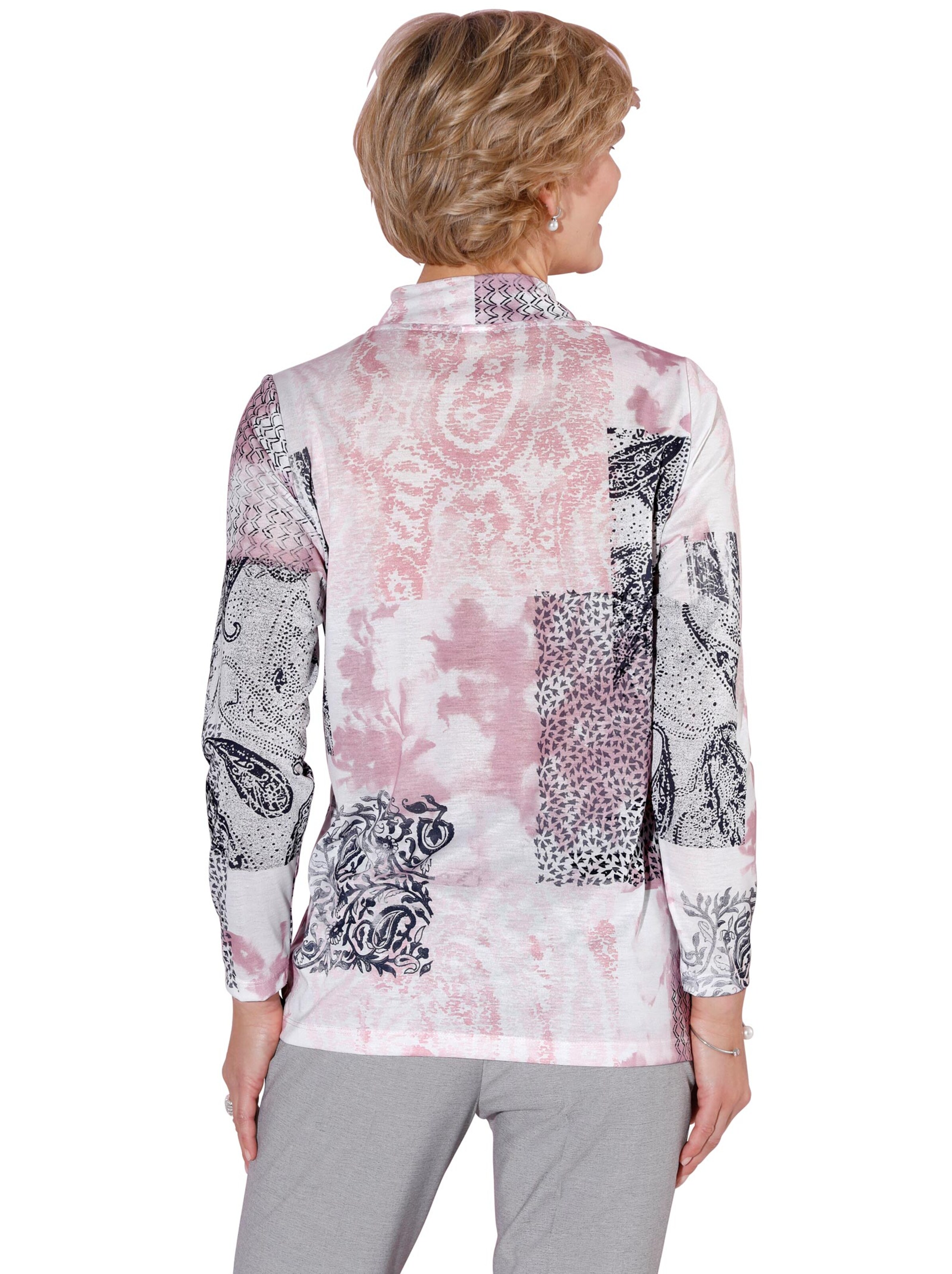 Shirt - rosé-gemustert