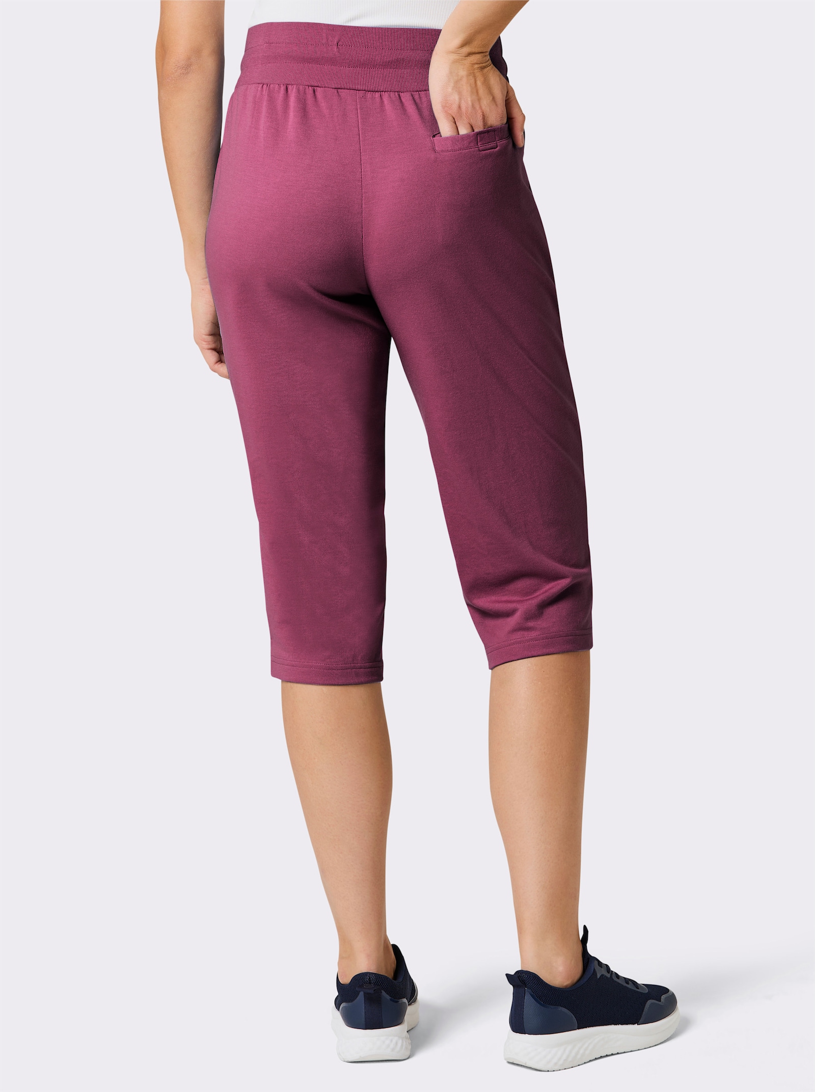 Catamaran Sports Freizeithose in Caprilänge - malve