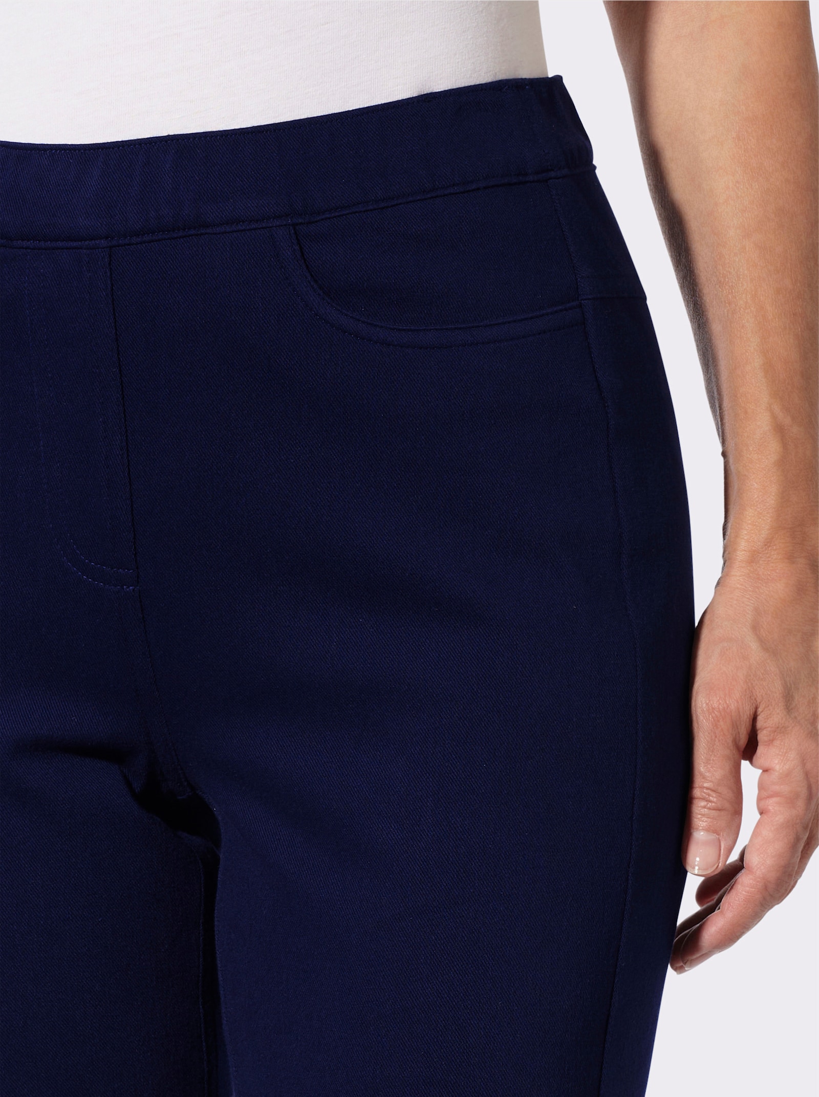 Comfortbroek met comfortband - marine