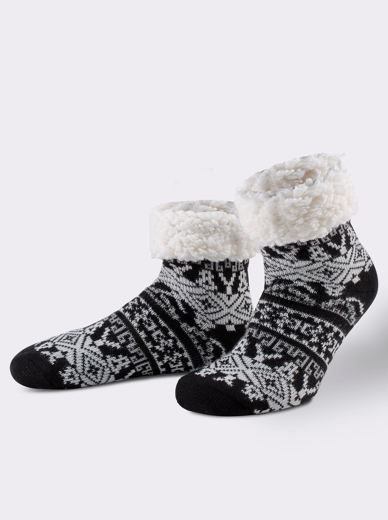 wäschepur Socken - schwarz-weiss