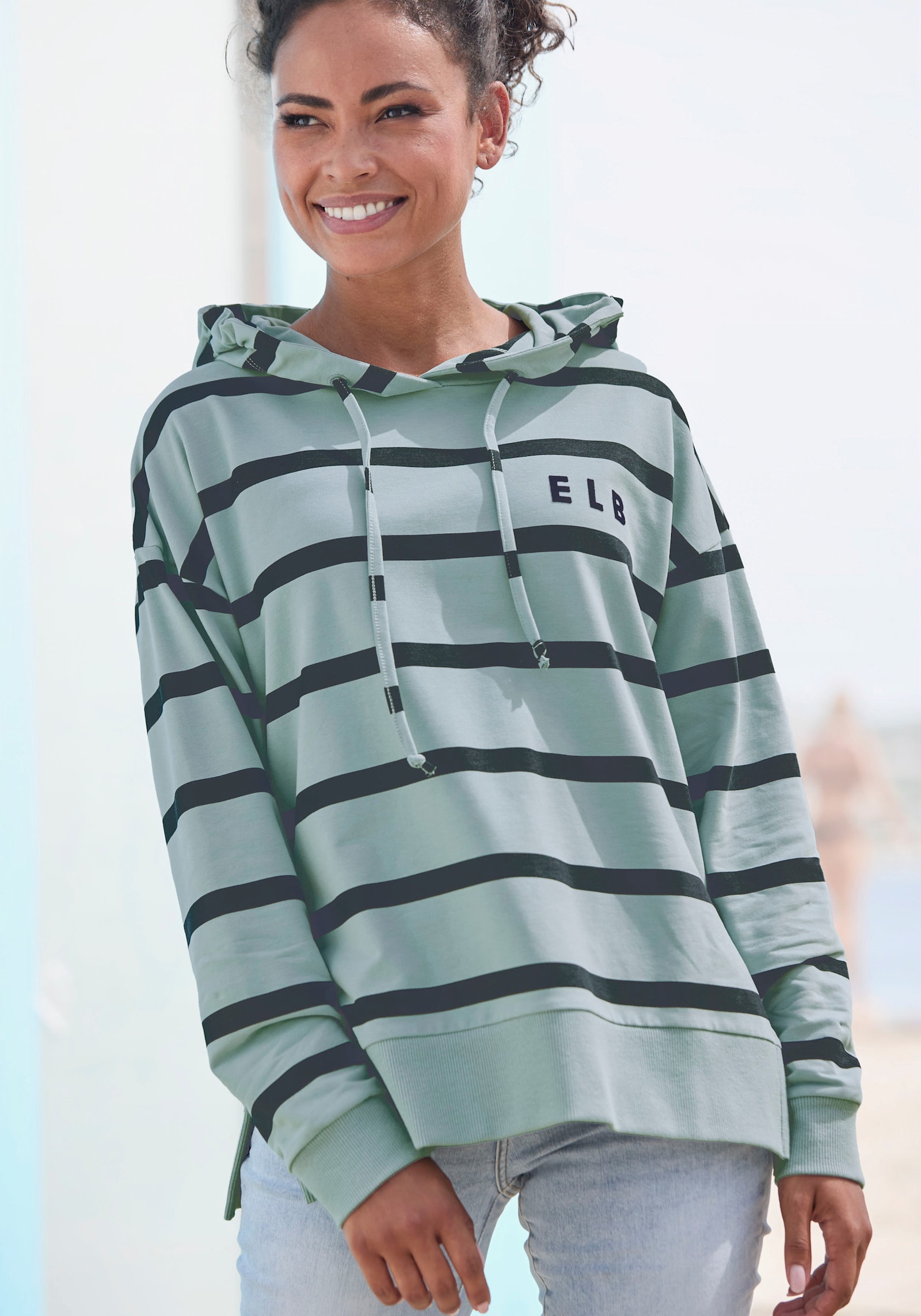 Elbsand Sweatshirt met capuchon - blauw/marine