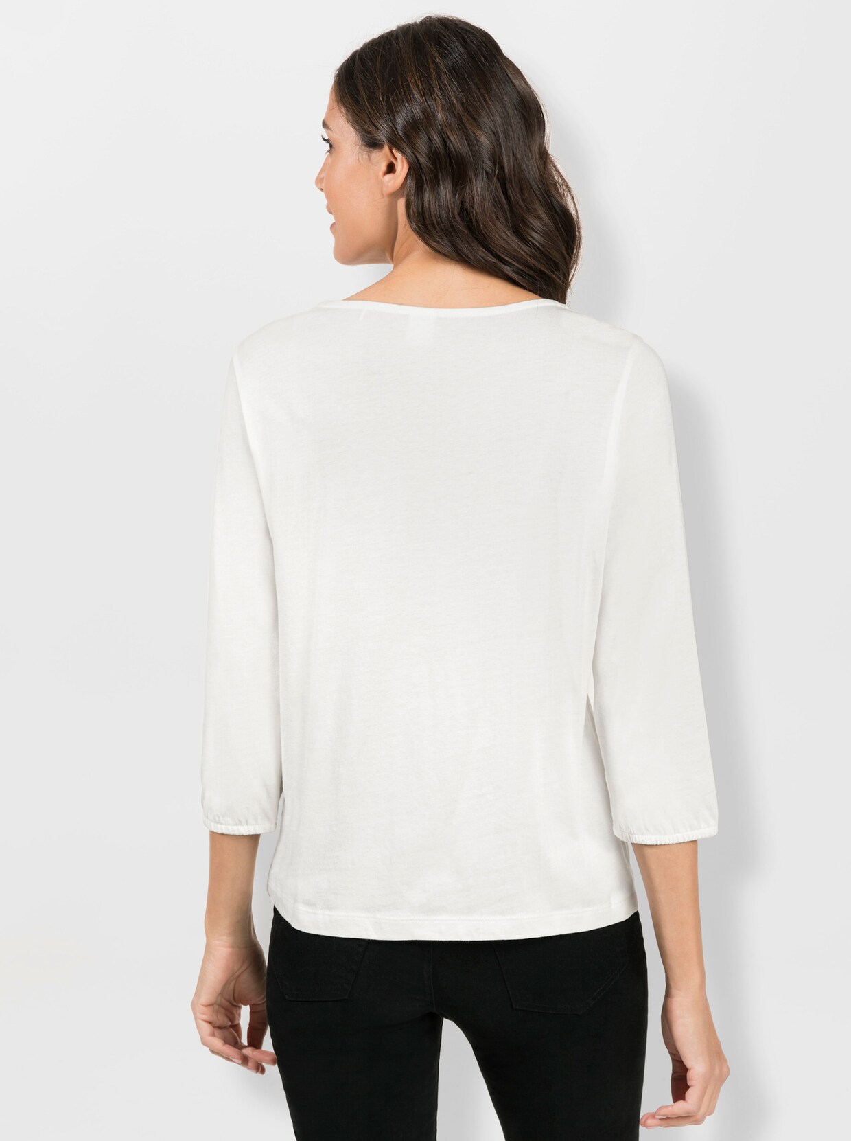 V-Shirt - ecru