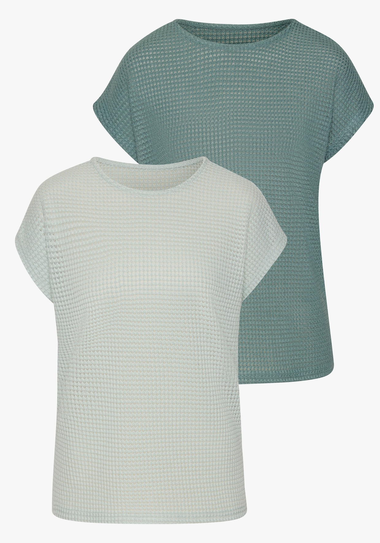 Vivance Kurzarmshirt - mint, eukalyptus