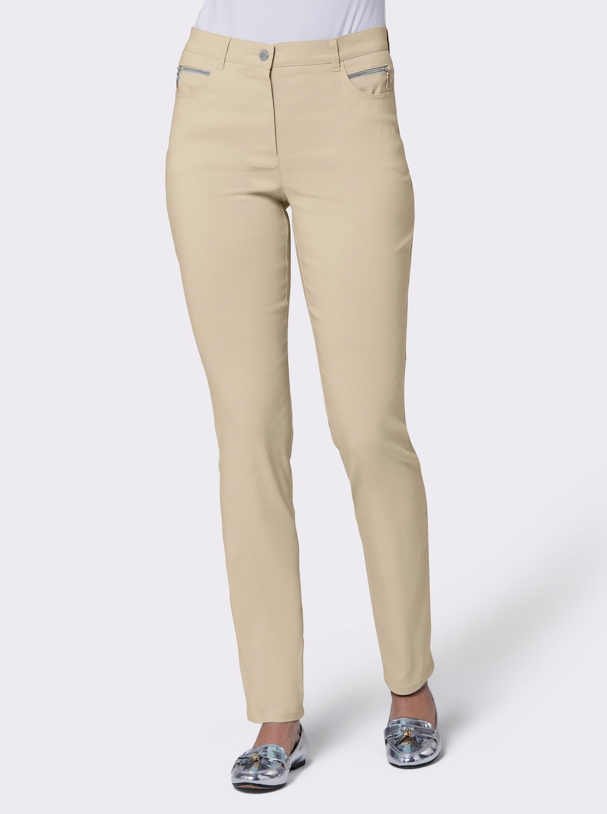 Stehmann Comfort line Élégant pantalon extensible - sable