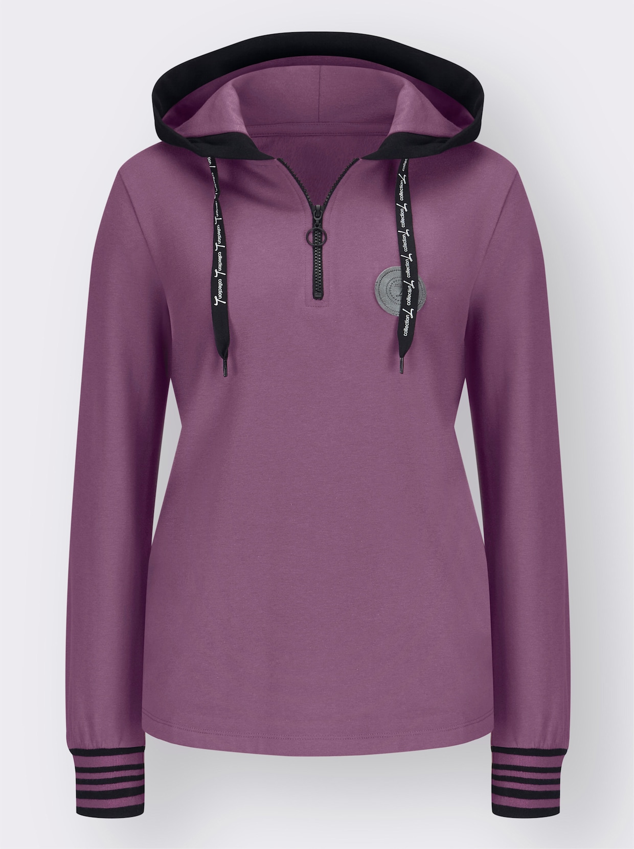 Shirt met capuchon - violet