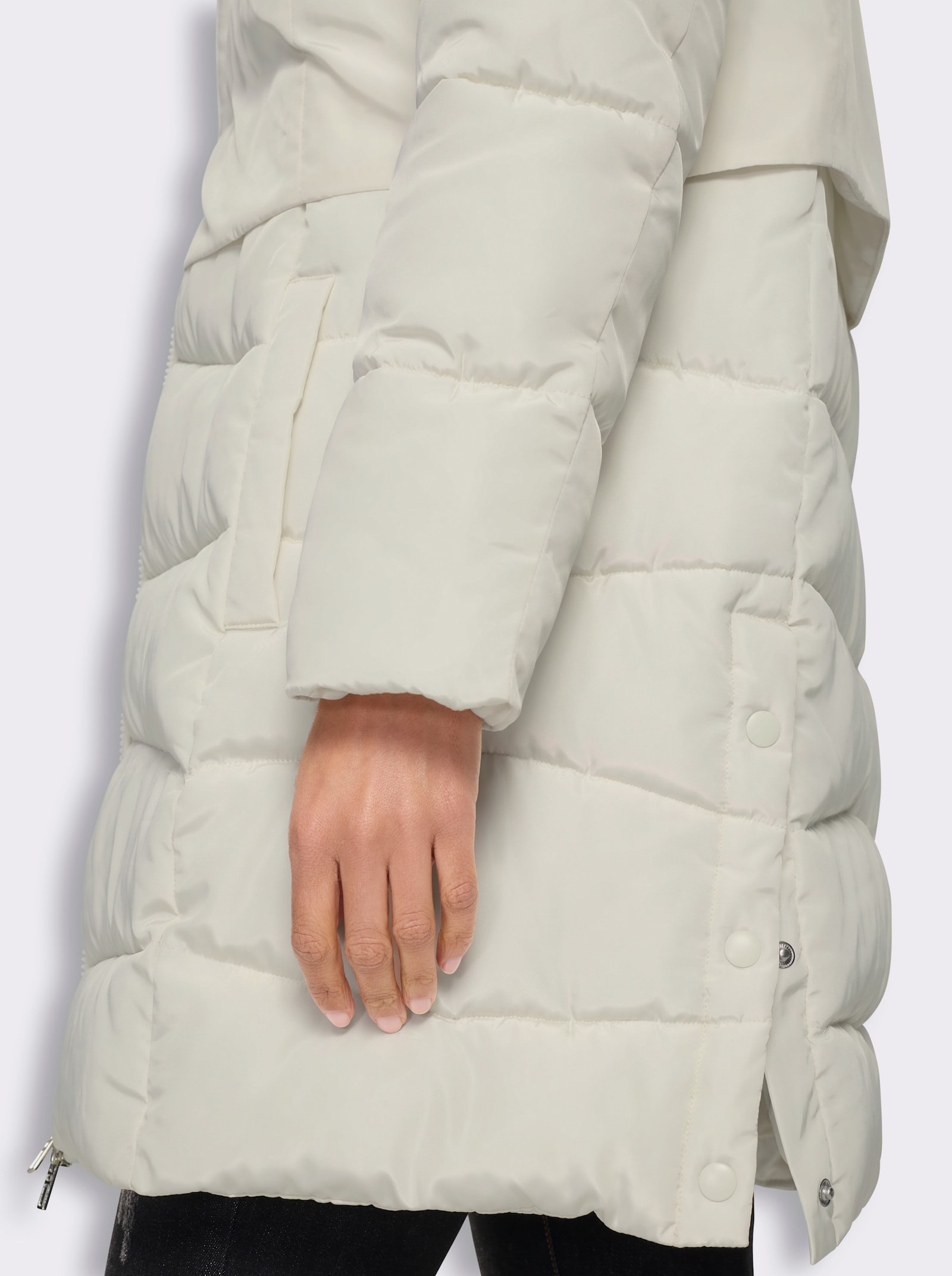 heine Steppjacke mit Kapuze - champagner