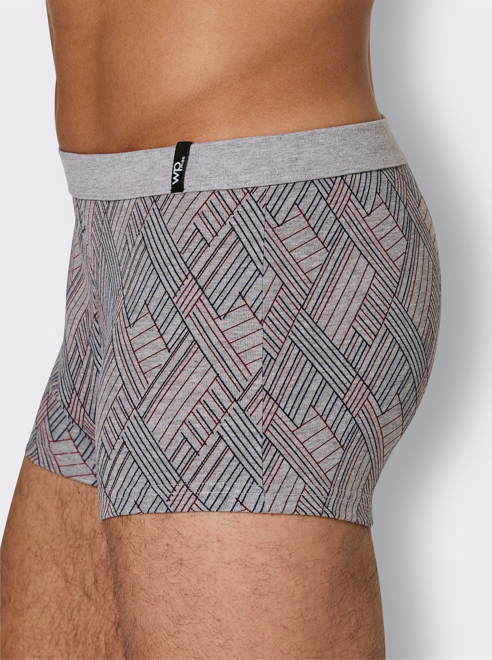 wäschepur men Boxerky - šedá-melír-různé barvy