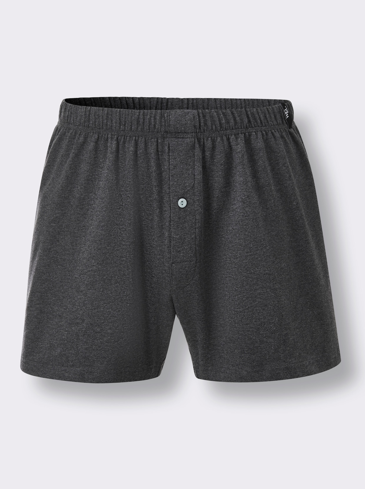 wäschepur men Boxershorts - antraciet/mint geruit + antraciet + lichtgrijs