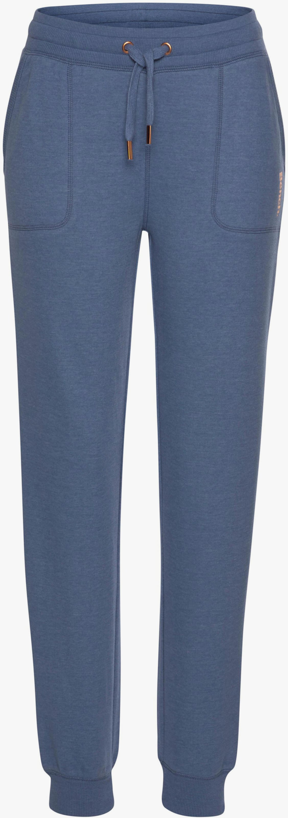 Loungehose - jeans-meliert