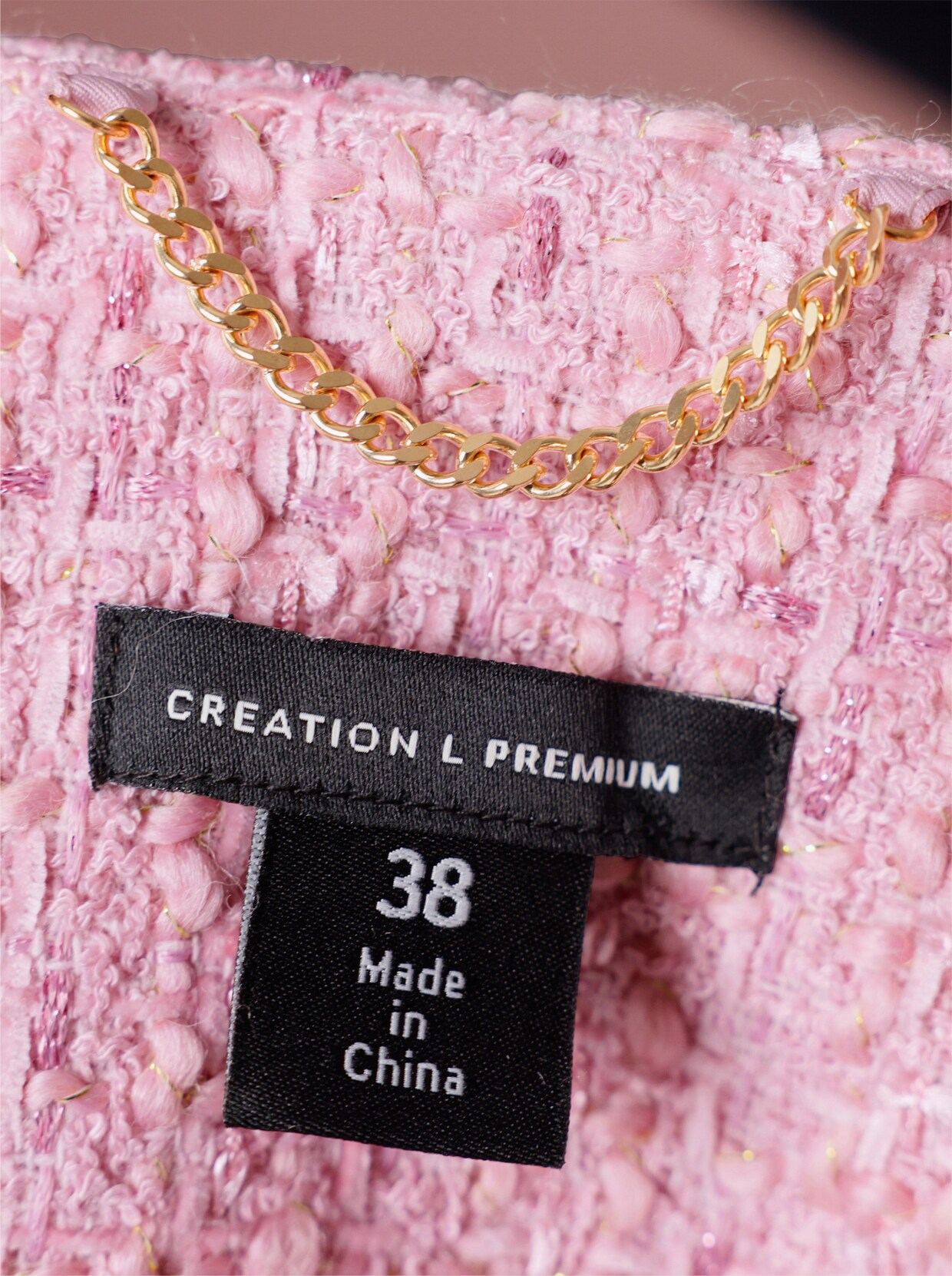 CREATION L PREMIUM Bouclé-Blazer - rosé