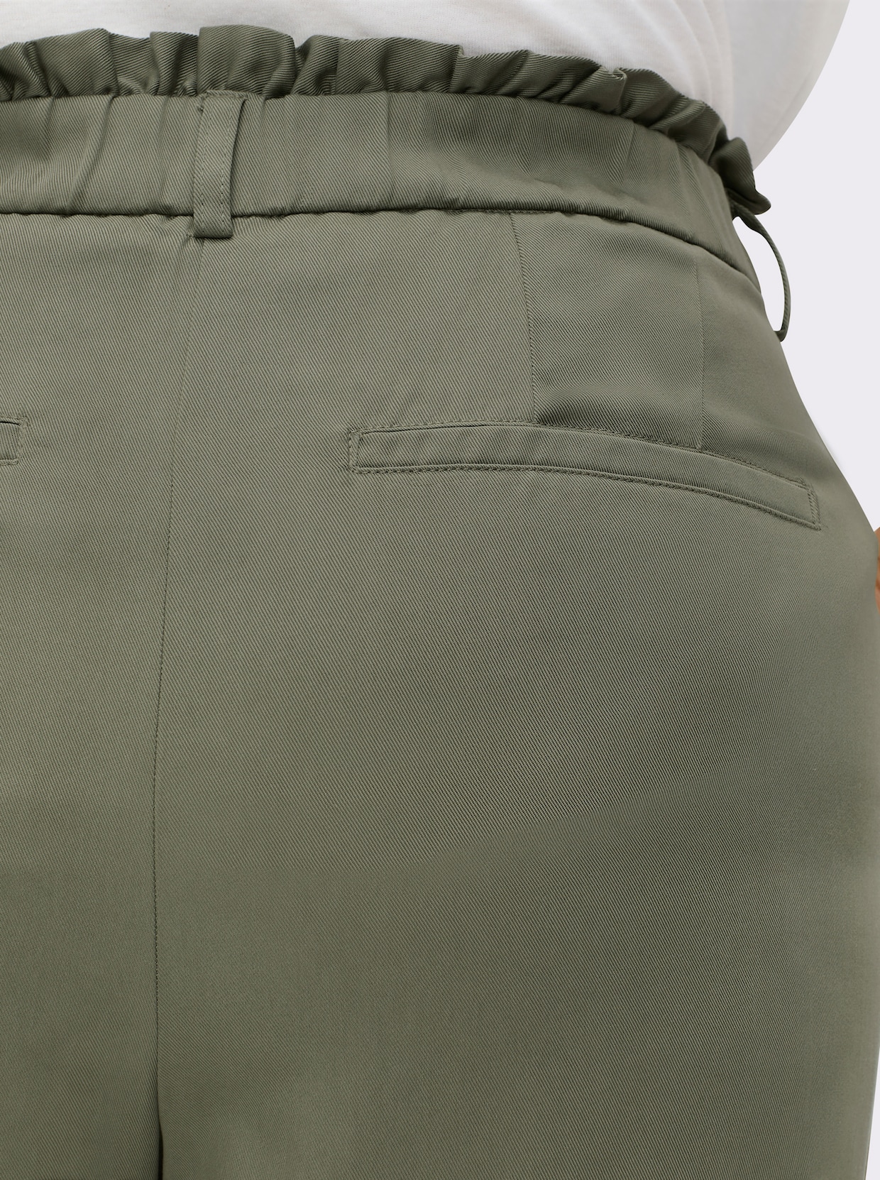 sheego Paperbag-Hose - khaki