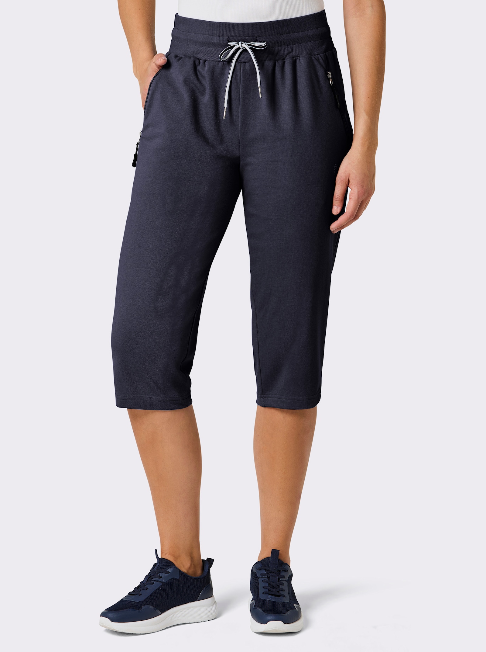 Catamaran Sports Freizeithose in Caprilänge - marine