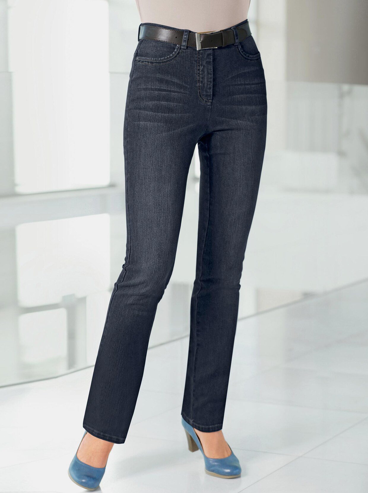 Jean 5 poches - bleu foncé