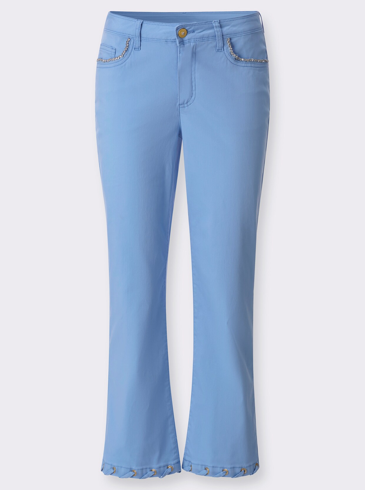 7/8-Jeans - himmelblau