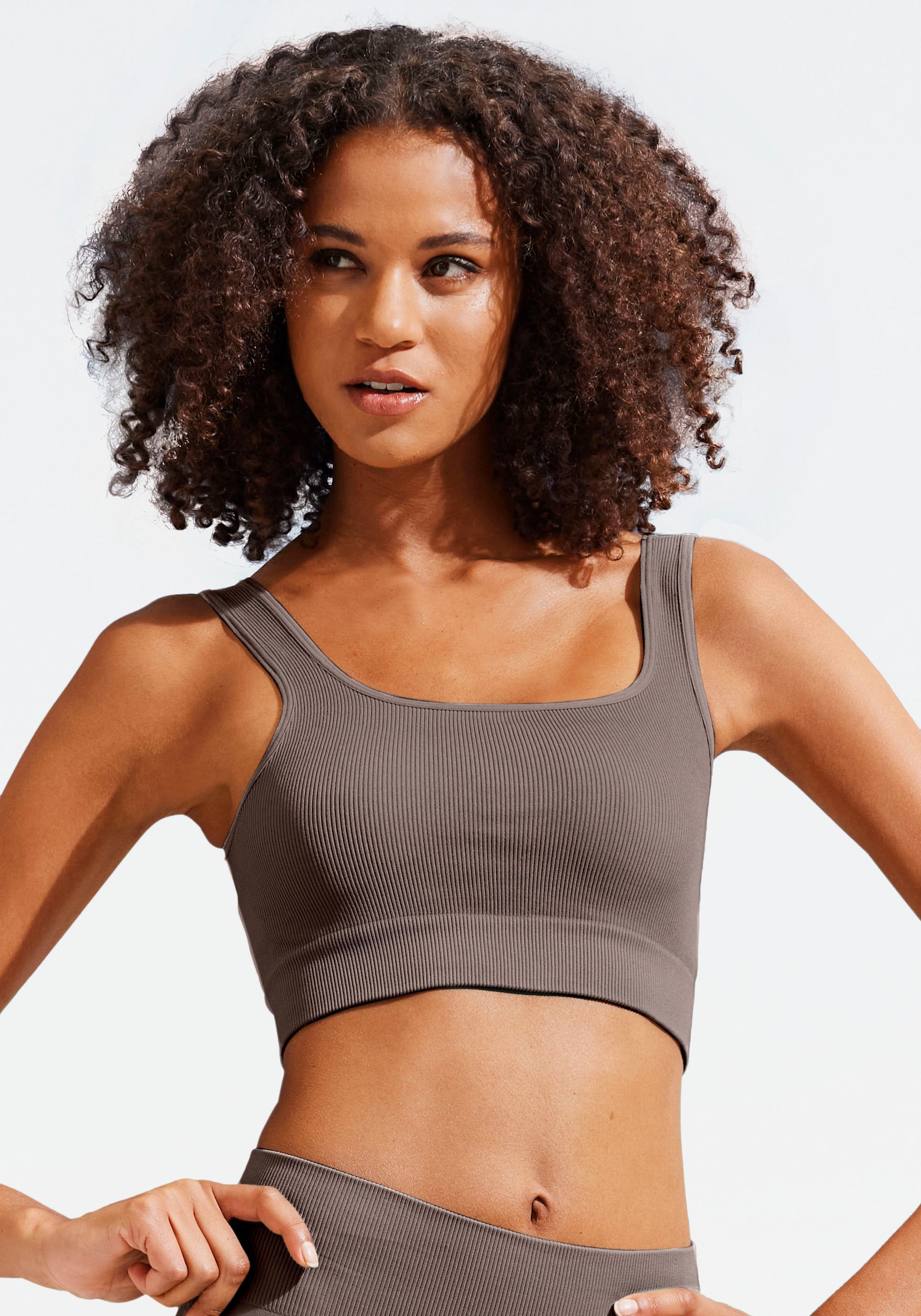 LASCANA Crop-Top - braun