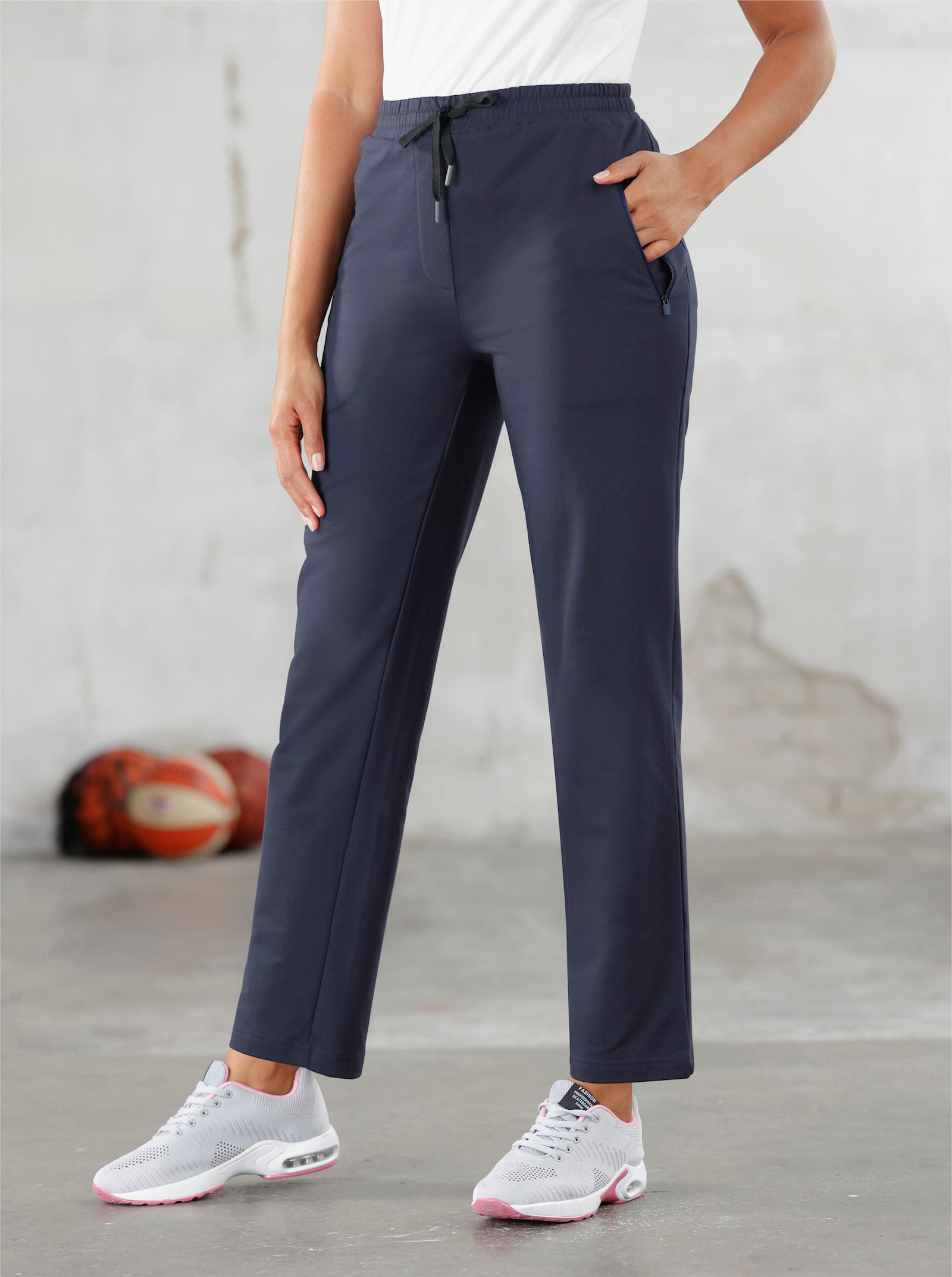 Catamaran Sports Freizeithose mit Reißverschluss-Taschen - marine