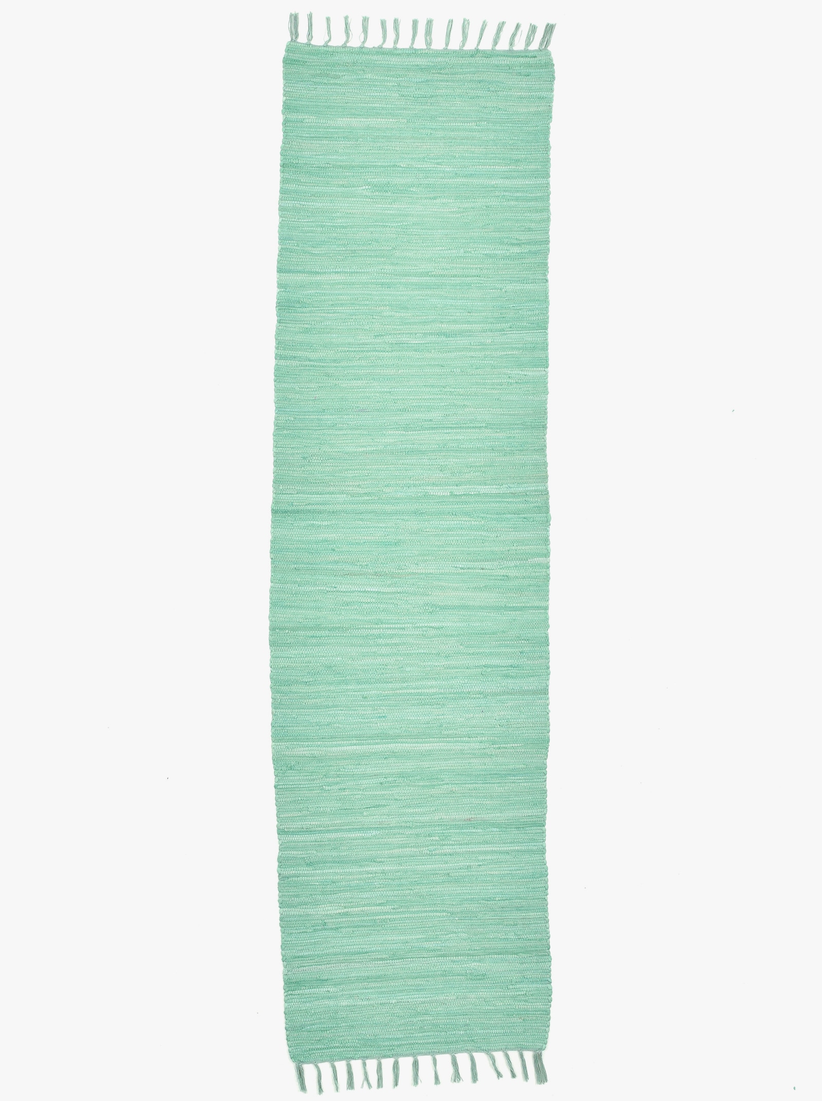 Theko Handwebteppich - mint