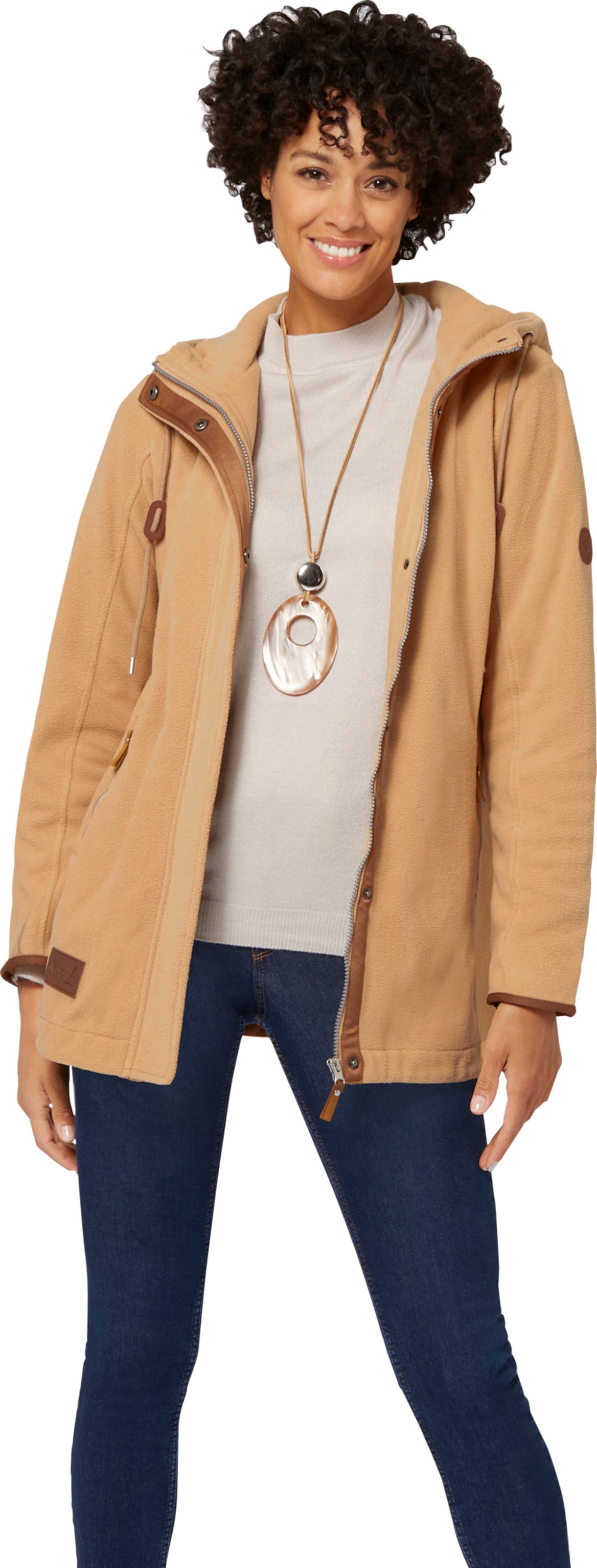 Kapuzenfleecejacke - Bild 3