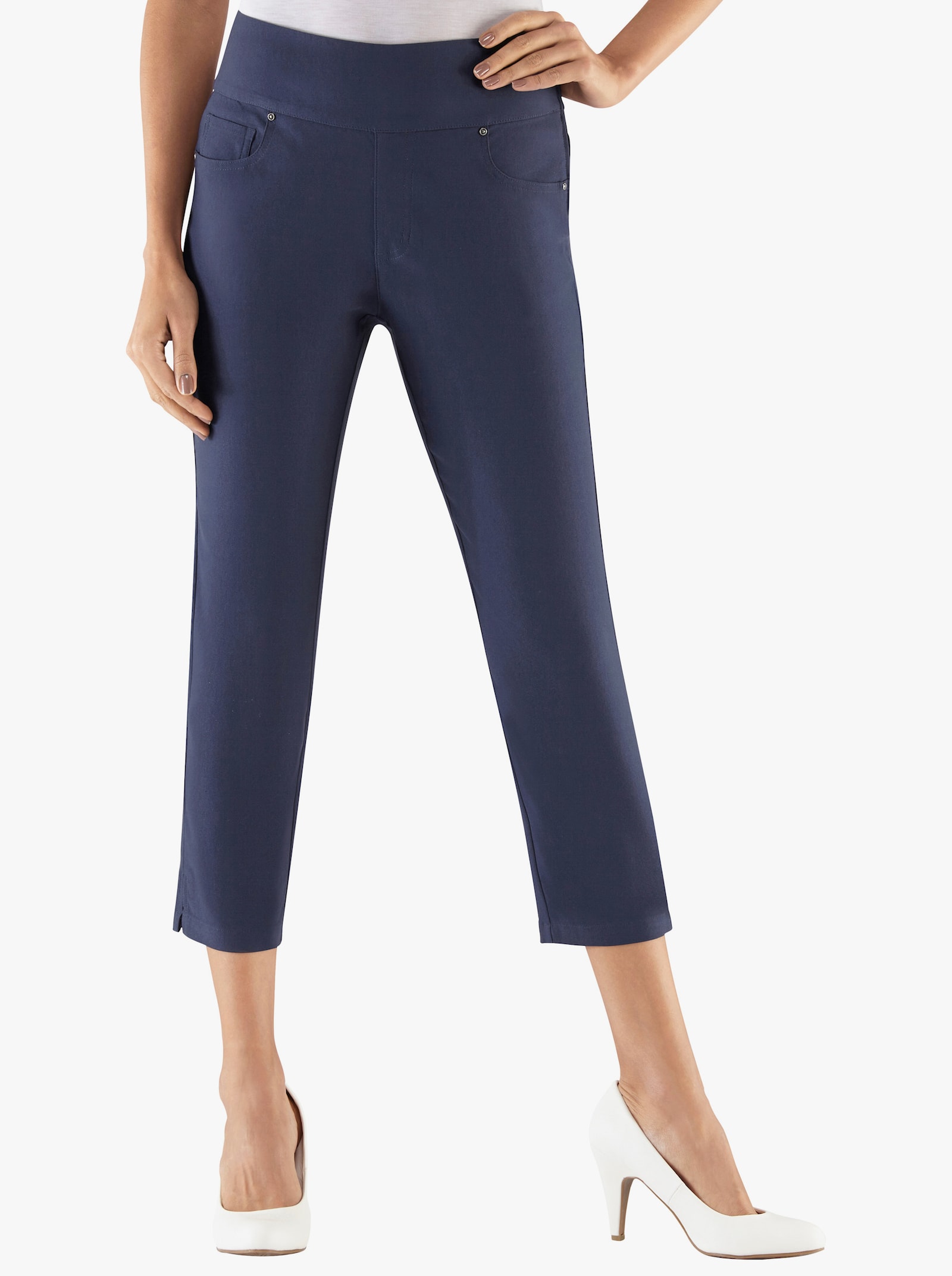 Stretch-Hose in Wadenlänge - marine