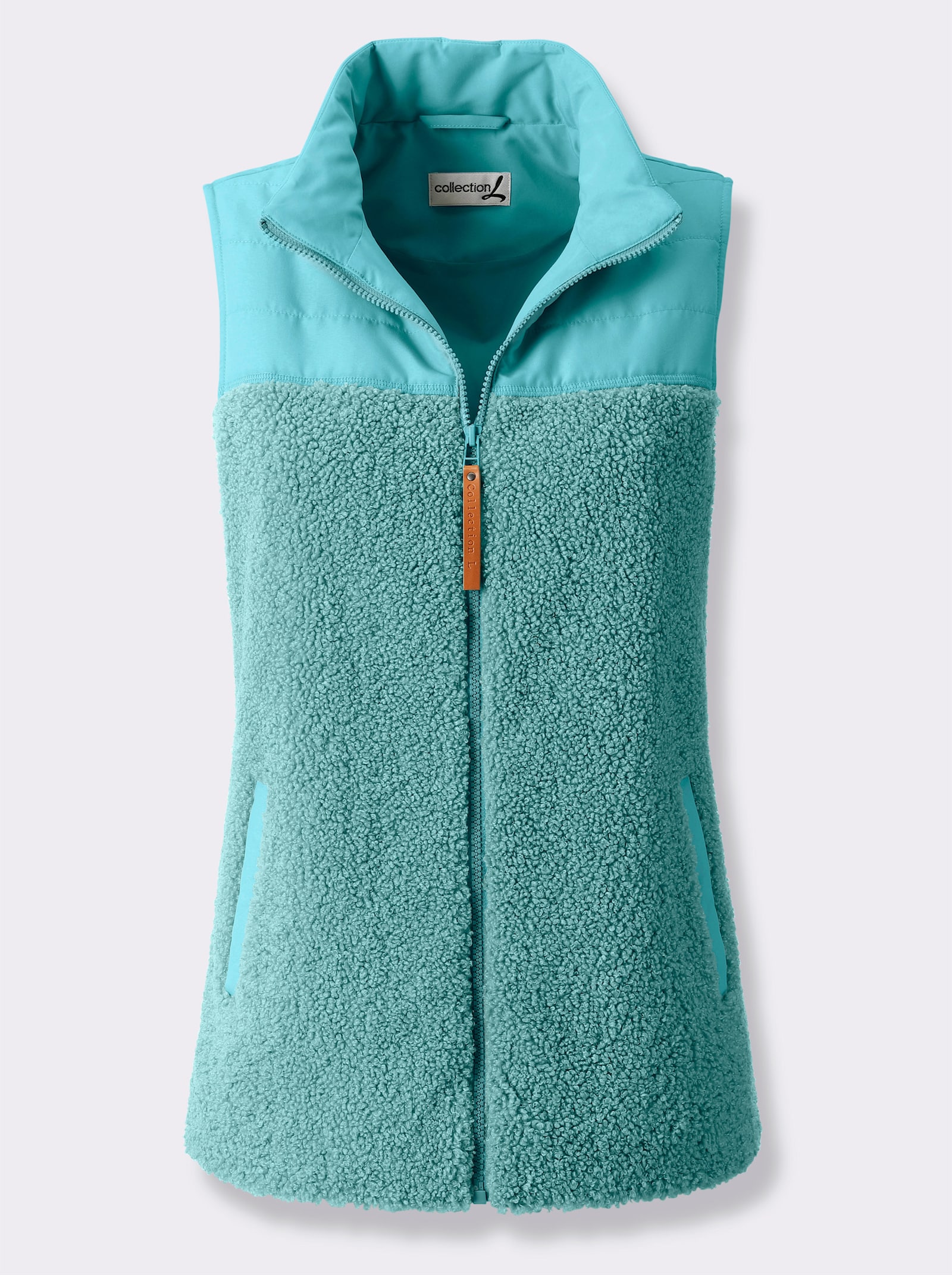 Weste mit Stehkragen - ozean