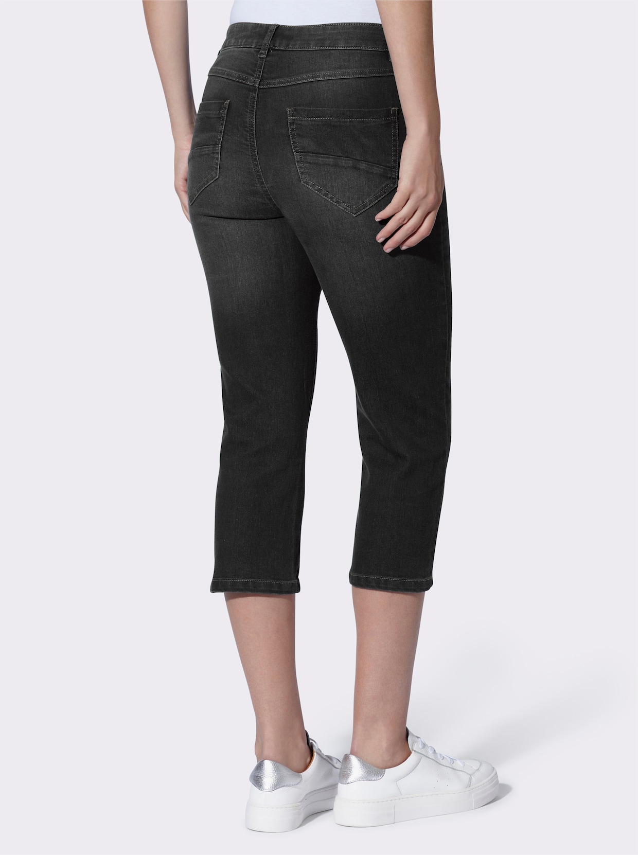 heine Caprijeans - black denim