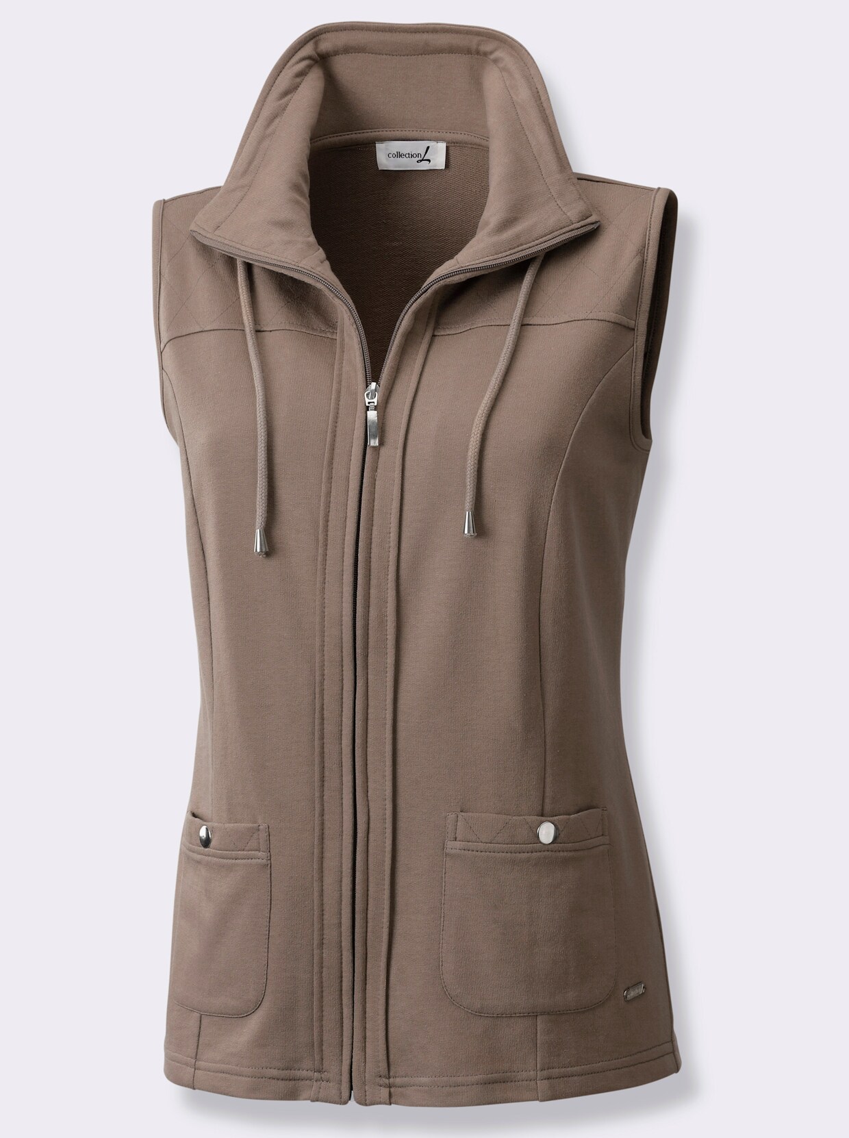 Shirtweste - taupe