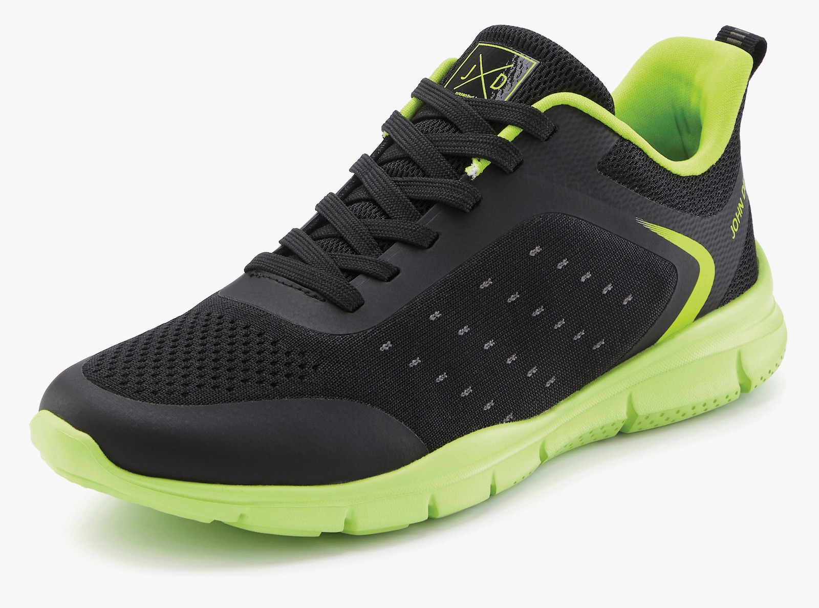 John Devin Sneaker - schwarz/gelb