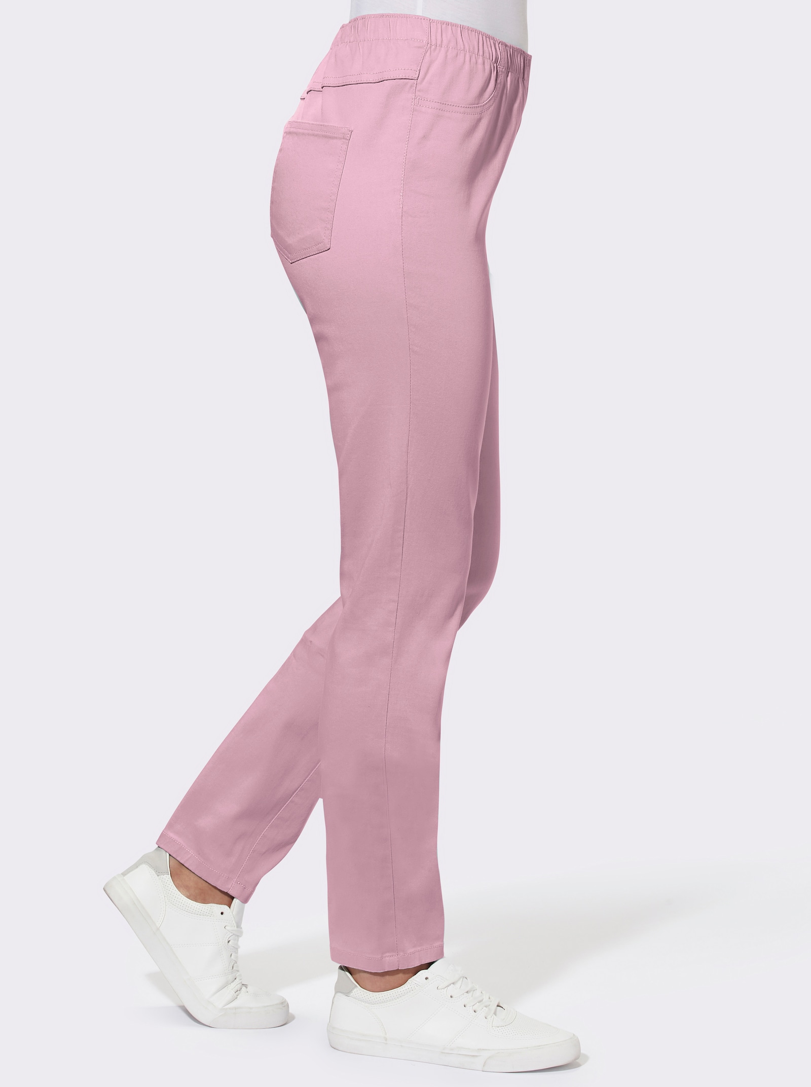 Jeggings in schmaler Form - rosé