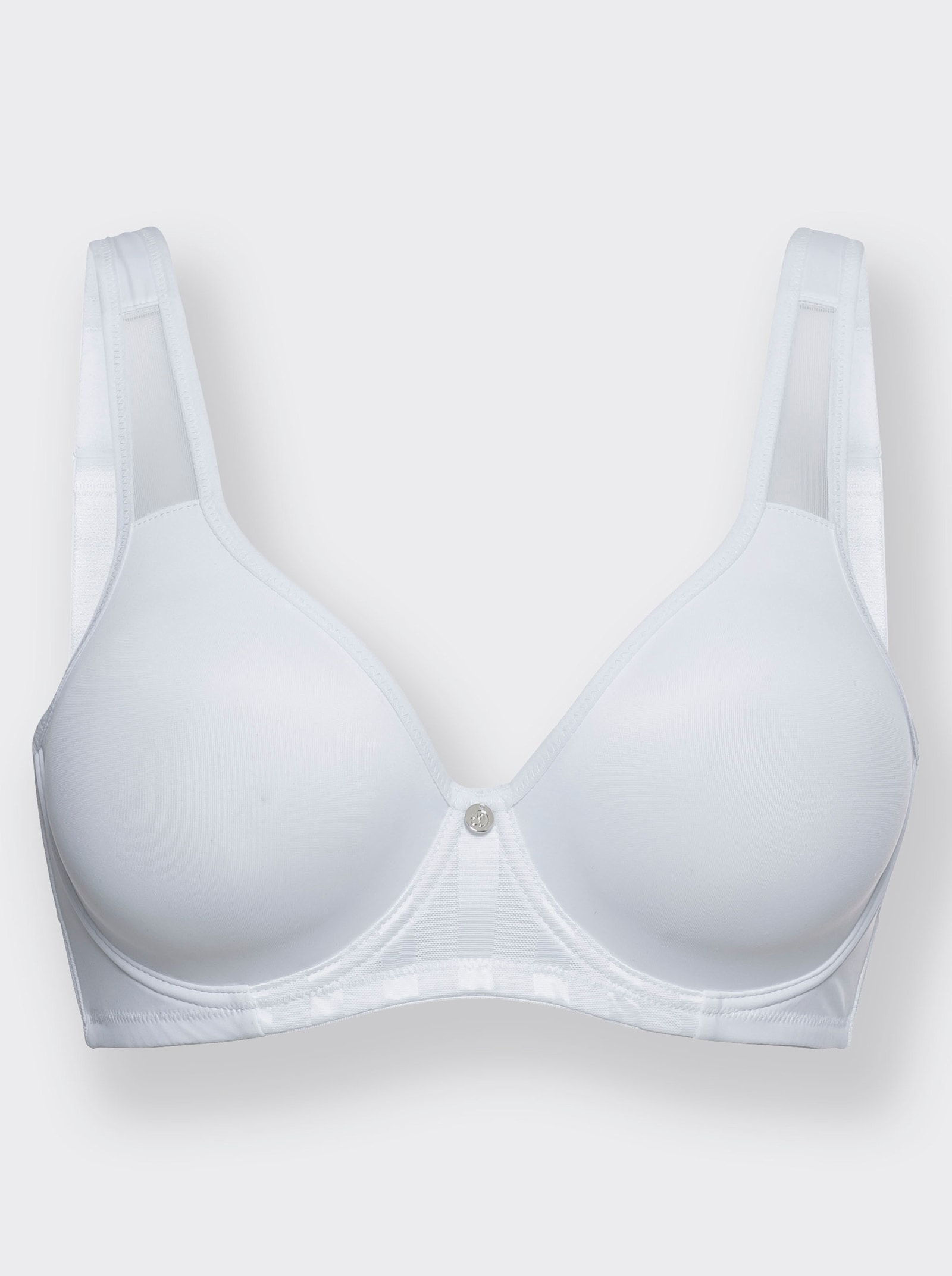 wäschepur T-Shirt-BH mit Bügel - weiß